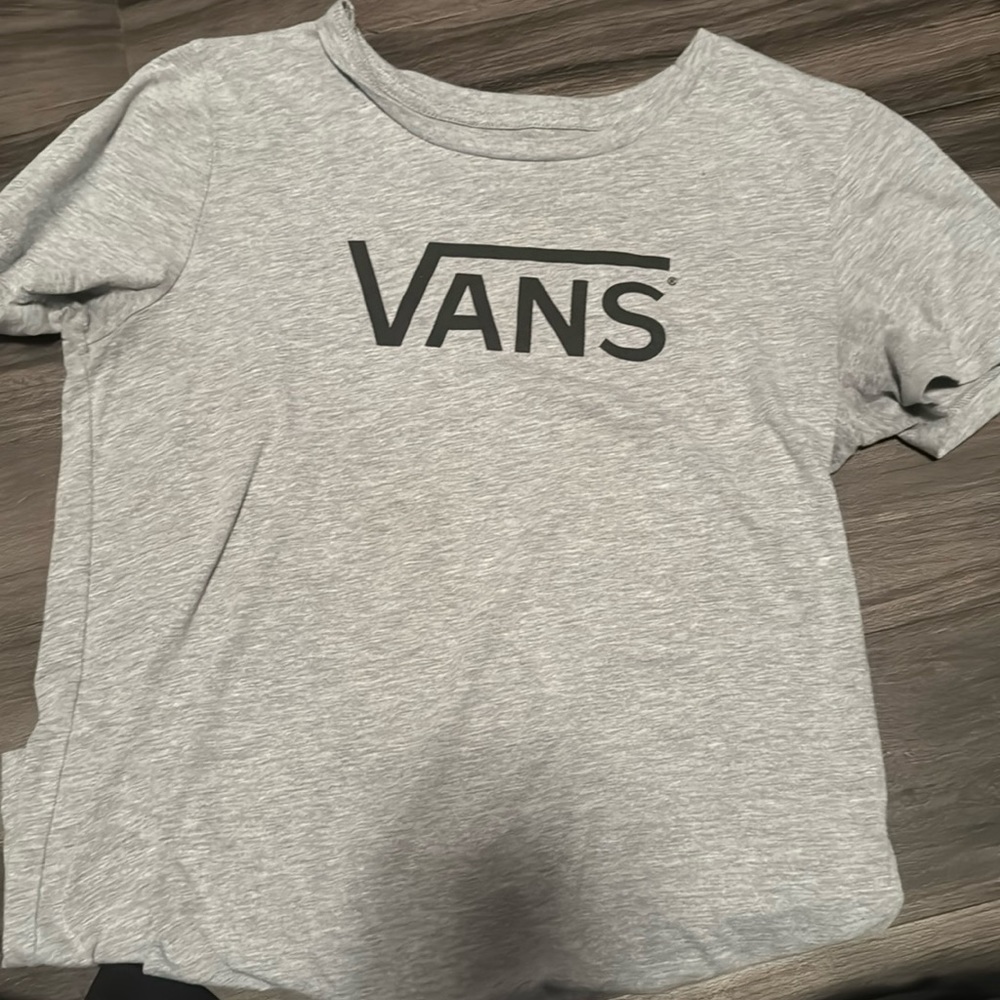 Grey vans youth large (girls)